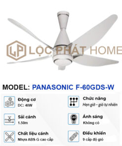 Thông số quạt trần F-60GDS