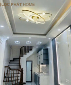 Ảnh thực tế đèn ốp trần quạt 360° đa năng